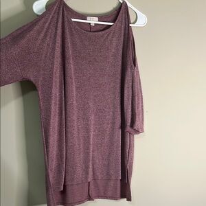 Charming Charlie Open Shoulder Top